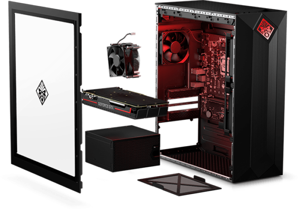 HP Omen T 875-0204jp Obelisk Gaming Desktop Ryzen 5 3.4GHz 16GB RAM 2TB+512GB SSD Storage 6GB Nvidia GeForce GTX 1060 Graphics card (4YR60AA) - Image 3