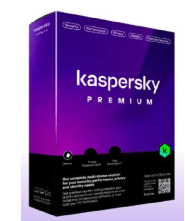 Kaspersky Premium; 5 Devices – 1 Year Licence